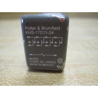 Potter & Brumfield KHS-17D11-24VDC Relay KHS-17D11-24V DC - Used Potter & Brumfield KHS-17D11-24VDC Relay KHS-17D11-24V DC - Used