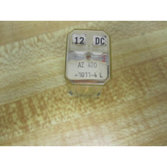 Zettler AZ420-1011-4 L-12V Relay AZ420-1011-4 L-12DC 12VDC - Used
