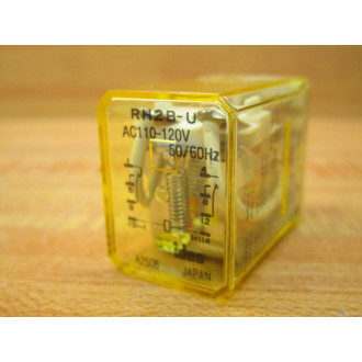 IDEC RH2B-U-AC110-120V AC Relay RH2B-U-110-120VAC - New No Box