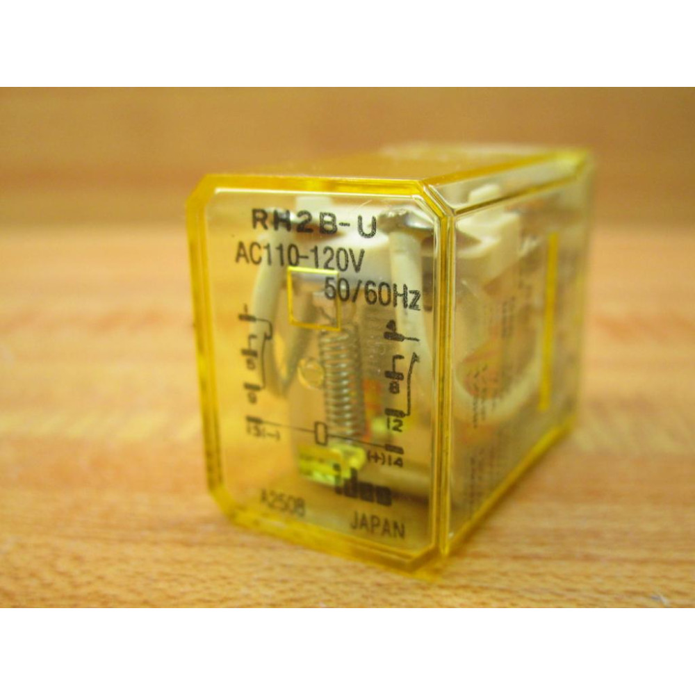 IDEC RH2B-U-AC110-120V AC Relay RH2B-U-110-120VAC - New No Box