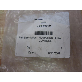 Numatics 4FPRN12 Flow Control Numatics 4FPRN12 Flow Control