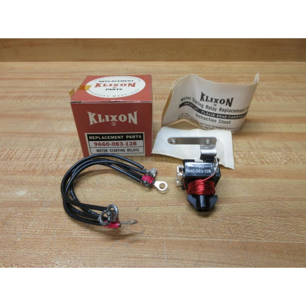 Klixon 9660-083-128 Motor Starting Relay 9660083128