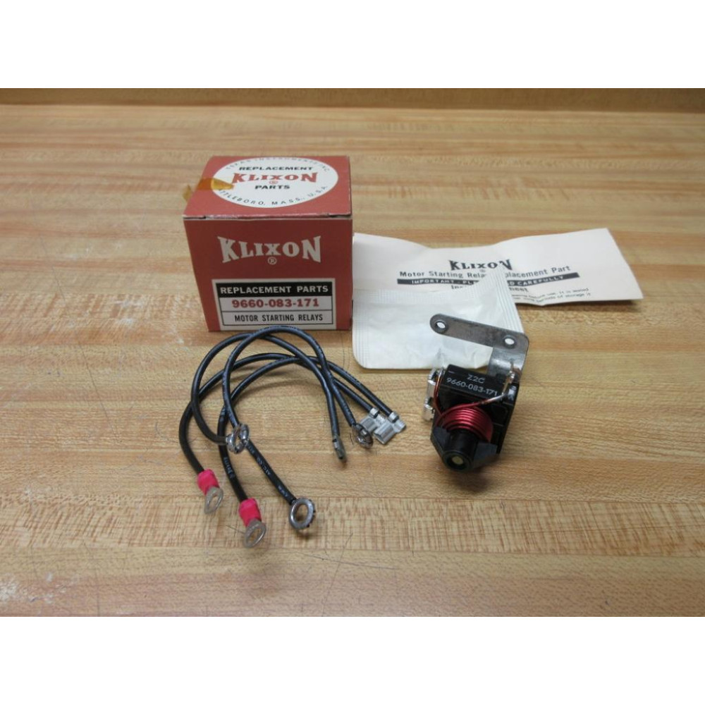 Klixon 9660-083-171 Motor Starting Relay 9660083171