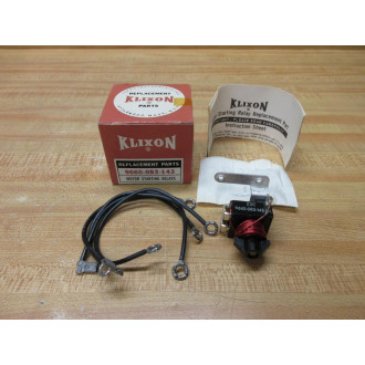 Klixon 9660-083-143 Motor Starting Relay 9660083143