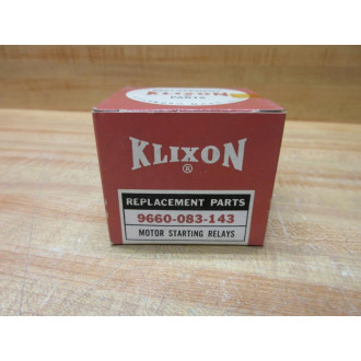 Klixon 9660-083-143 Motor Starting Relay 9660083143