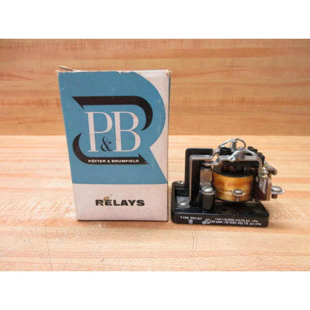 Potter & Brumfield PR11AY-115VAC Relay PR11AY Potter & Brumfield PR11AY-115VAC Relay PR11AY