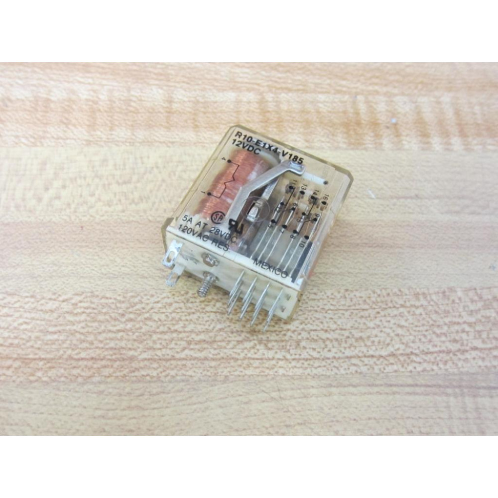 Potter&Brumfield R10-E1X4-V185-12VDC Relay R10-E1X4-V185-24V DC - Used