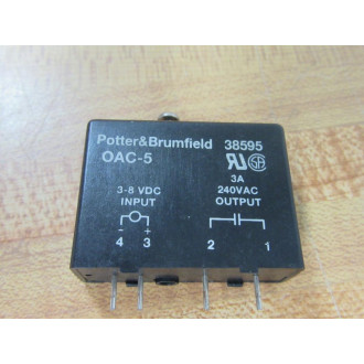Potter & Brumfield OAC-5 Module 0AC-5 Input 3-8 VDC (Pack of 3) - New No Box