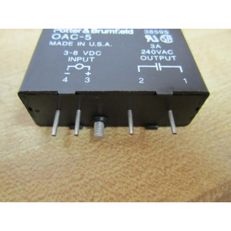 Potter & Brumfield OAC-5 Module 0AC-5 Input 3-8VDC - New No Box