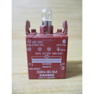 Siemens 3SB1-400-5M Pilot Light Module 3SB14005M Siemens 3SB1-400-5M Pilot Light Module 3SB14005M