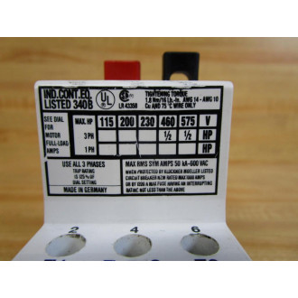 Moeller PKZM 1-1,0-NA Manual Motor Starter PKZM110NA - Used Moeller PKZM 1-1,0-NA Manual Motor Starter PKZM110NA - Used