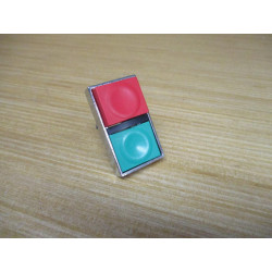 Telemecanique ZB4BL9334 Schneider Dual Push Button WO Cover - New No Box