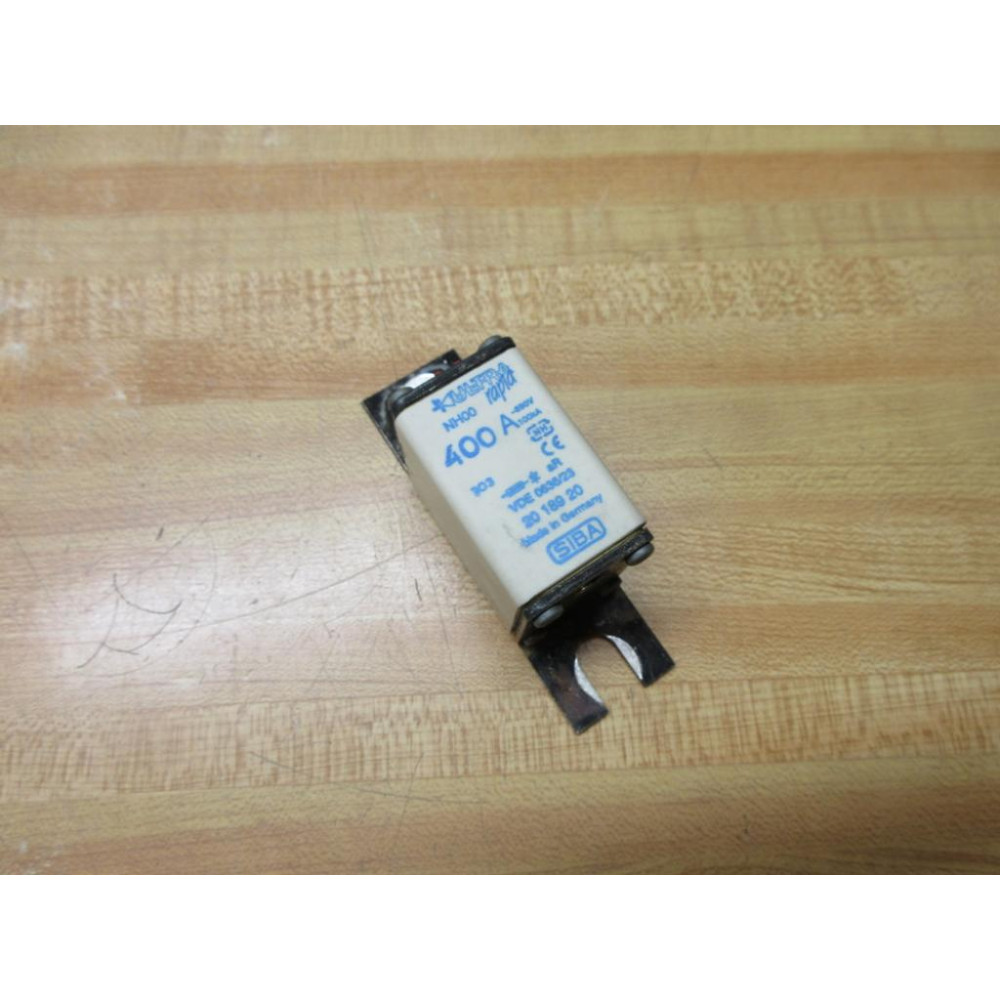Siba 20 189 20-400A Fuse NH00-400A - Used Siba 20 189 20-400A Fuse NH00-400A - Used