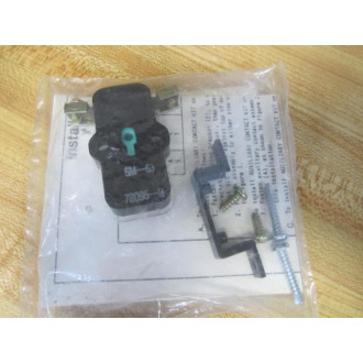 Joslyn Clark Ward Leonard 5M-63 Auxiliary Contact 5M63 78095-R-WBracket 5M-063