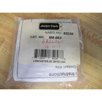 Joslyn Clark Ward Leonard 5M-63 Auxiliary Contact 5M63 78095-R-WBracket 5M-063 Joslyn Clark Ward Leonard 5M-63 Auxiliary Contact 5M63 78095-R-WBracket 5M-063