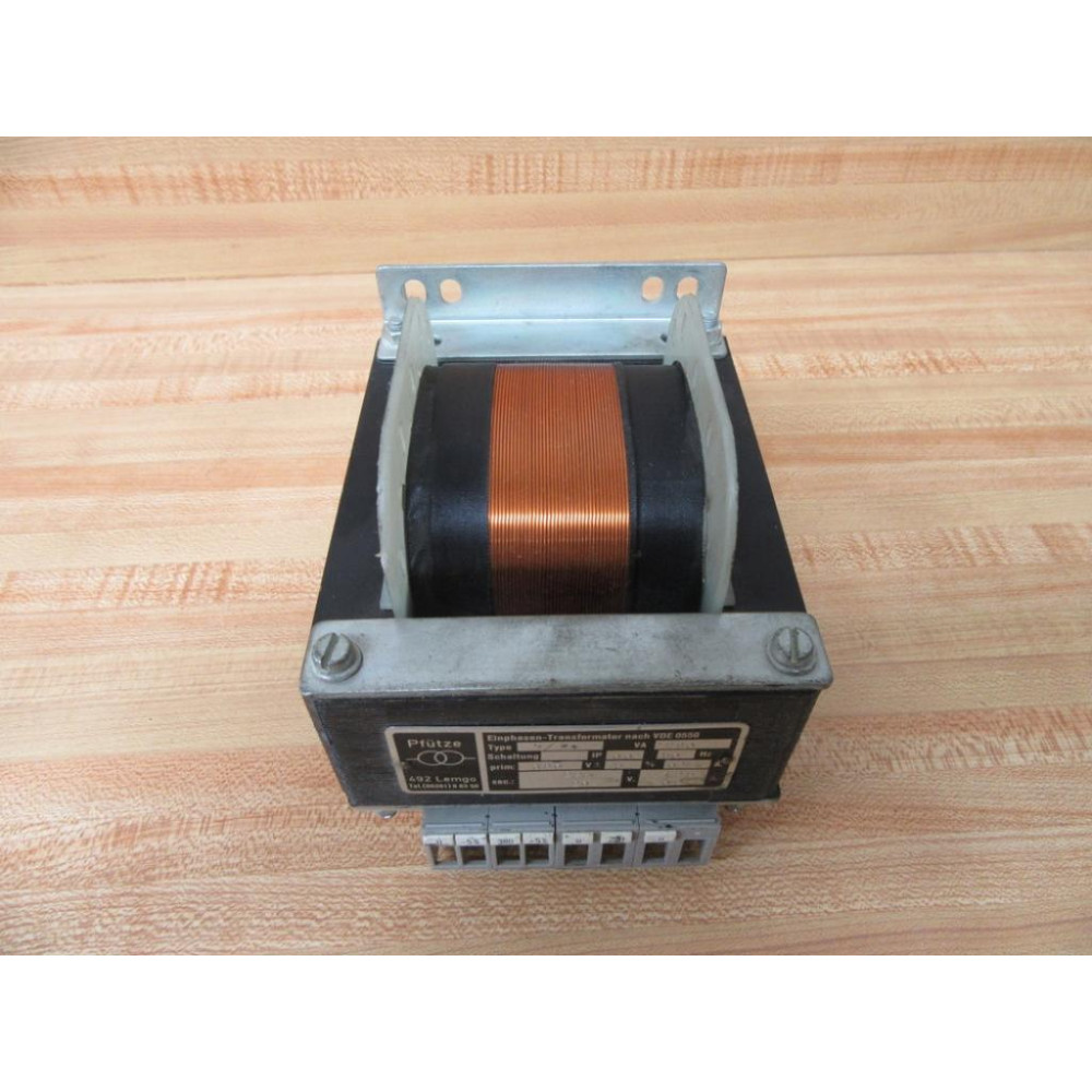 Pfutze VDE 0550 Transformer VDE0550 - Used Pfutze VDE 0550 Transformer VDE0550 - Used
