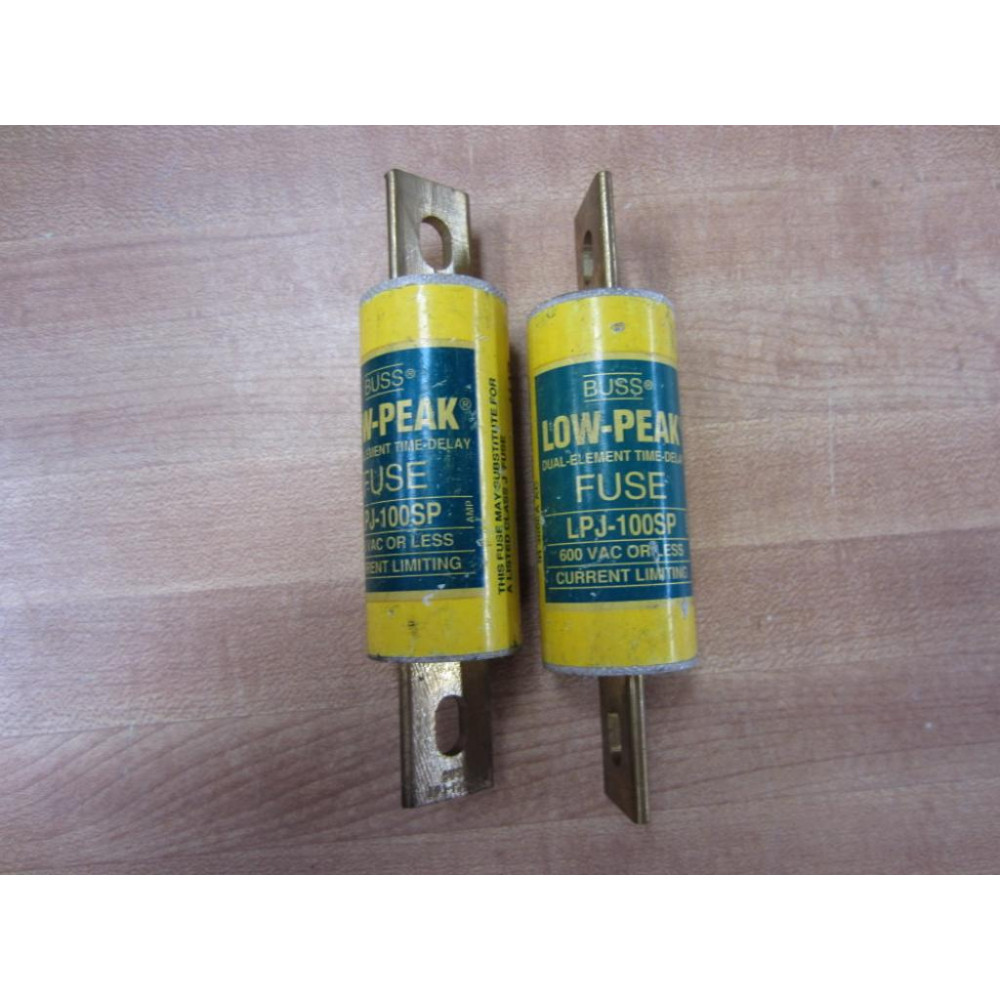 Buss LPJ-100SP Bussmann Fuse Cross Ref 4XF42 (Pack of 2) - New No Box Buss LPJ-100SP Bussmann Fuse Cross Ref 4XF42 (Pack of 2) - New No Box
