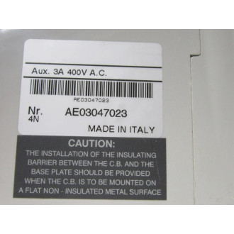 ABB S4N SACE PR211 Circuit Breaker S4NSACEPR211 150A, Chipped - Used ABB S4N SACE PR211 Circuit Breaker S4NSACEPR211 150A, Chipped - Used