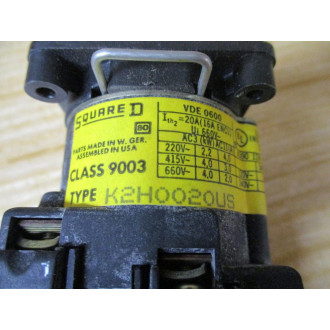 Square D 9003-K2H0020US Switch 9003K2H0020US - Used Square D 9003-K2H0020US Switch 9003K2H0020US - Used