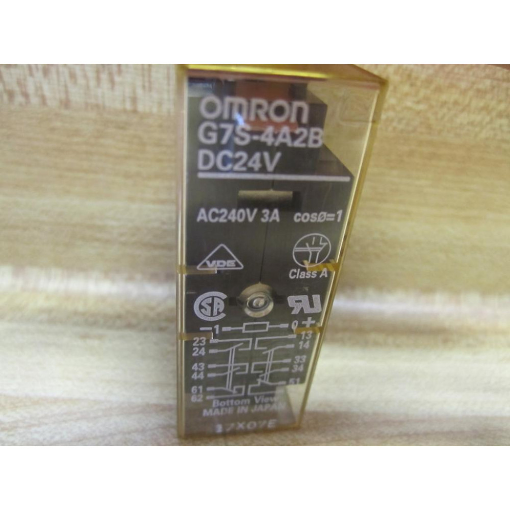 Omron G7S-4A2B-DC24V Relay G7S-4A2B-24V DC 24VDC - New No Box