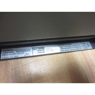 Warner Electric Q7022-1 Seco ACDC Drive - New No Box Warner Electric Q7022-1 Seco ACDC Drive - New No Box