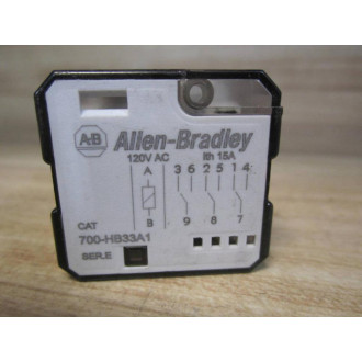 Allen Bradley 700-HB33A1-120VAC Relay 700-HB33A1-120V AC Series E - Used
