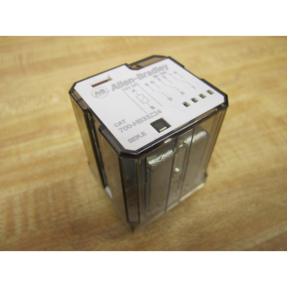 Allen Bradley 700-HB33Z24-24VDC Relay 700-HB33Z24-24V DC Ser. E Tested (Pack of 2) - New No Box Allen Bradley 700-HB33Z24-24VDC Relay 700-HB33Z24-24V DC Ser. E Tested (Pack of 2) - New No Box