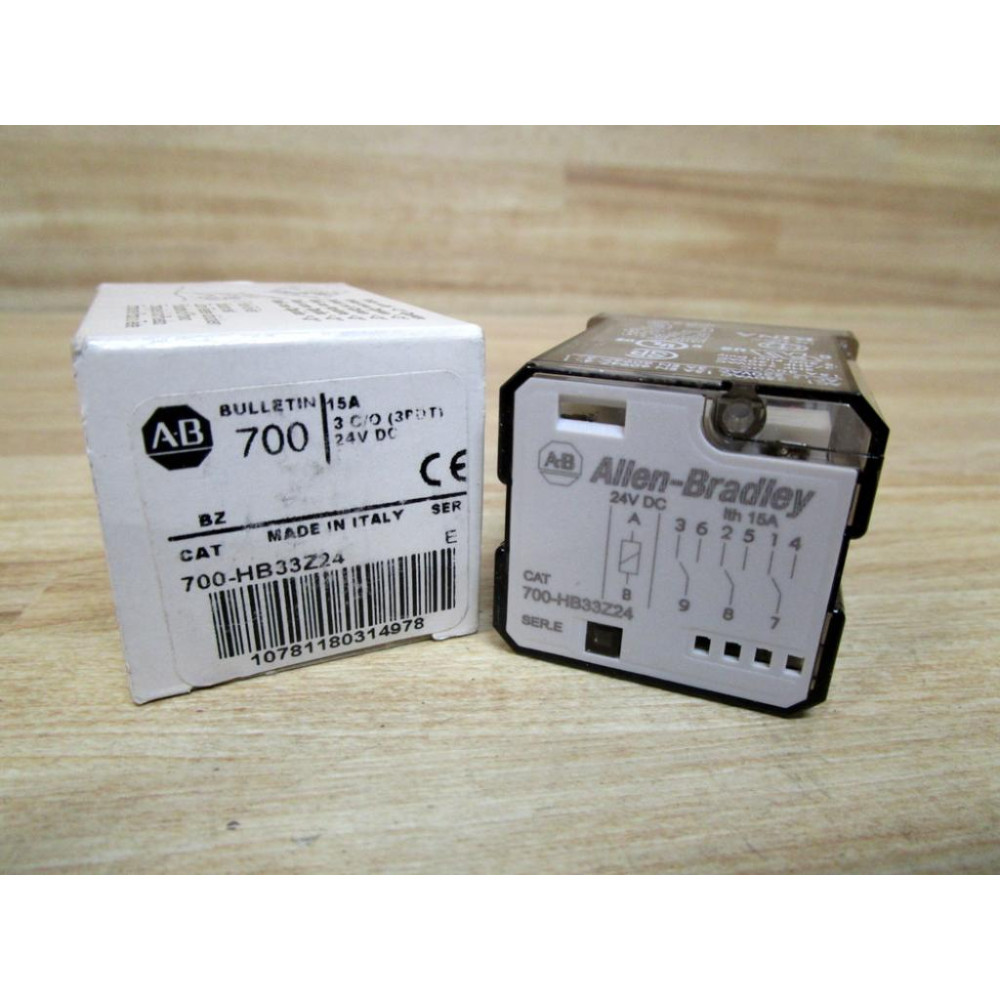 Allen Bradley 700-HB33Z24-24V DC Relay 700-HB33Z24-24VDC Series E
