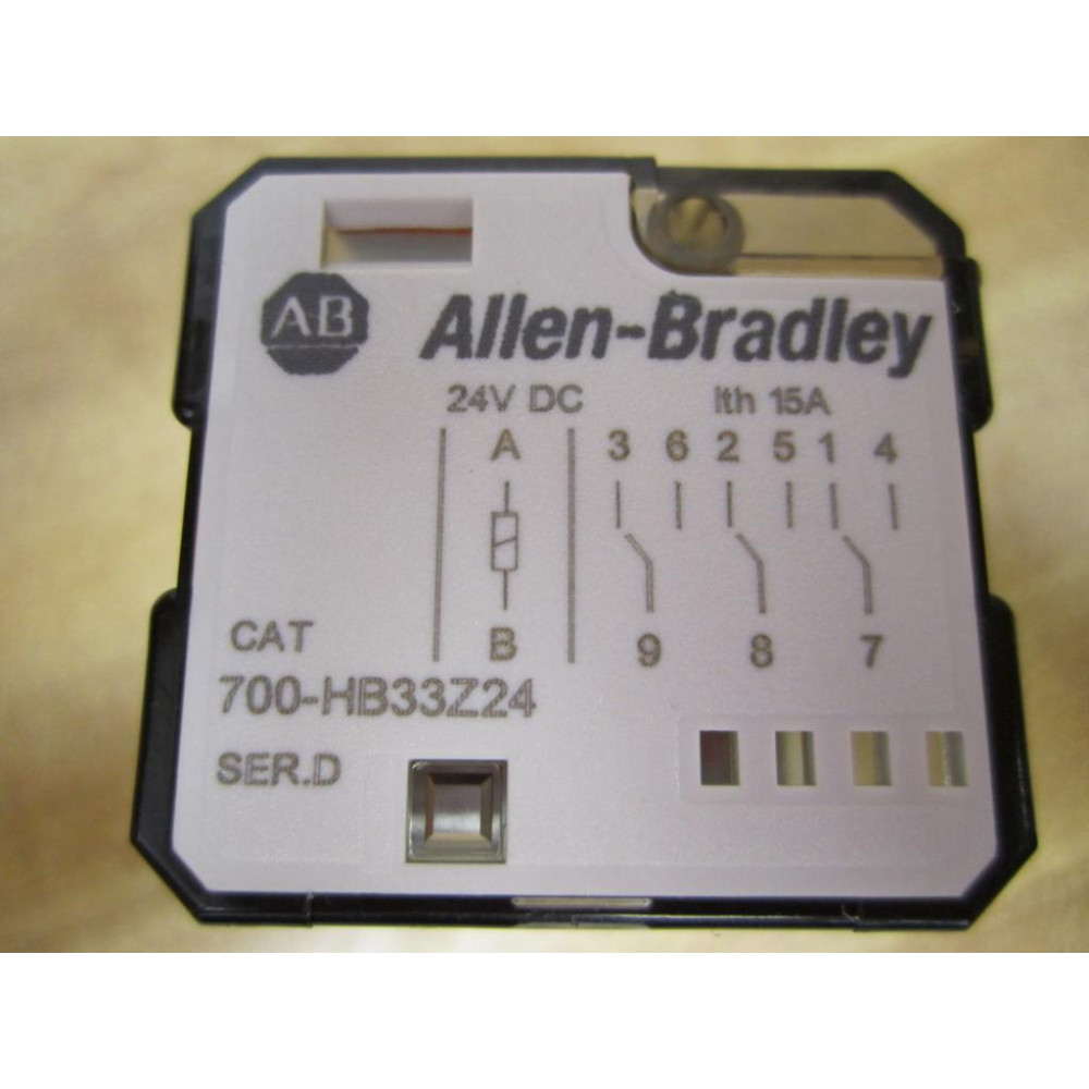 Allen Bradley 700-HB33Z24-24VDC Relay 700-HB33Z24-24V DC Series D - New No Box Allen Bradley 700-HB33Z24-24VDC Relay 700-HB33Z24-24V DC Series D - New No Box