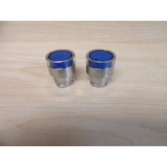 Telemecanique ZB2-BW36 Blue Button ZB2BW36 (Pack of 2) - Used