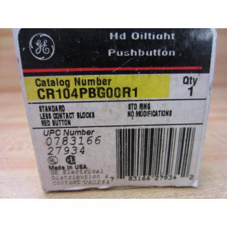 General Electric CR104PBG00R1 Push Button General Electric CR104PBG00R1 Push Button