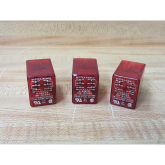 Midtex 158-12C200-24V DC Aemco Relay H-A96122 (Pack of 3) - Used