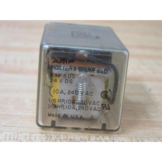 AMF Potter & Brumfield KAP5DG-24V DC Relay KAP5DG-24VDC - Used AMF Potter & Brumfield KAP5DG-24V DC Relay KAP5DG-24VDC - Used