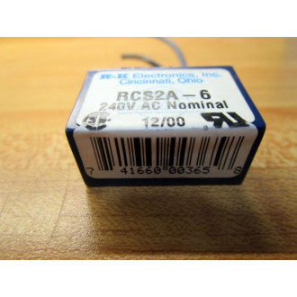 RK ELECTRIC RCS-2A-6V Trans Voltage Filter RCS2A6V 240 VAC - Used RK ELECTRIC RCS-2A-6V Trans Voltage Filter RCS2A6V 240 VAC - Used