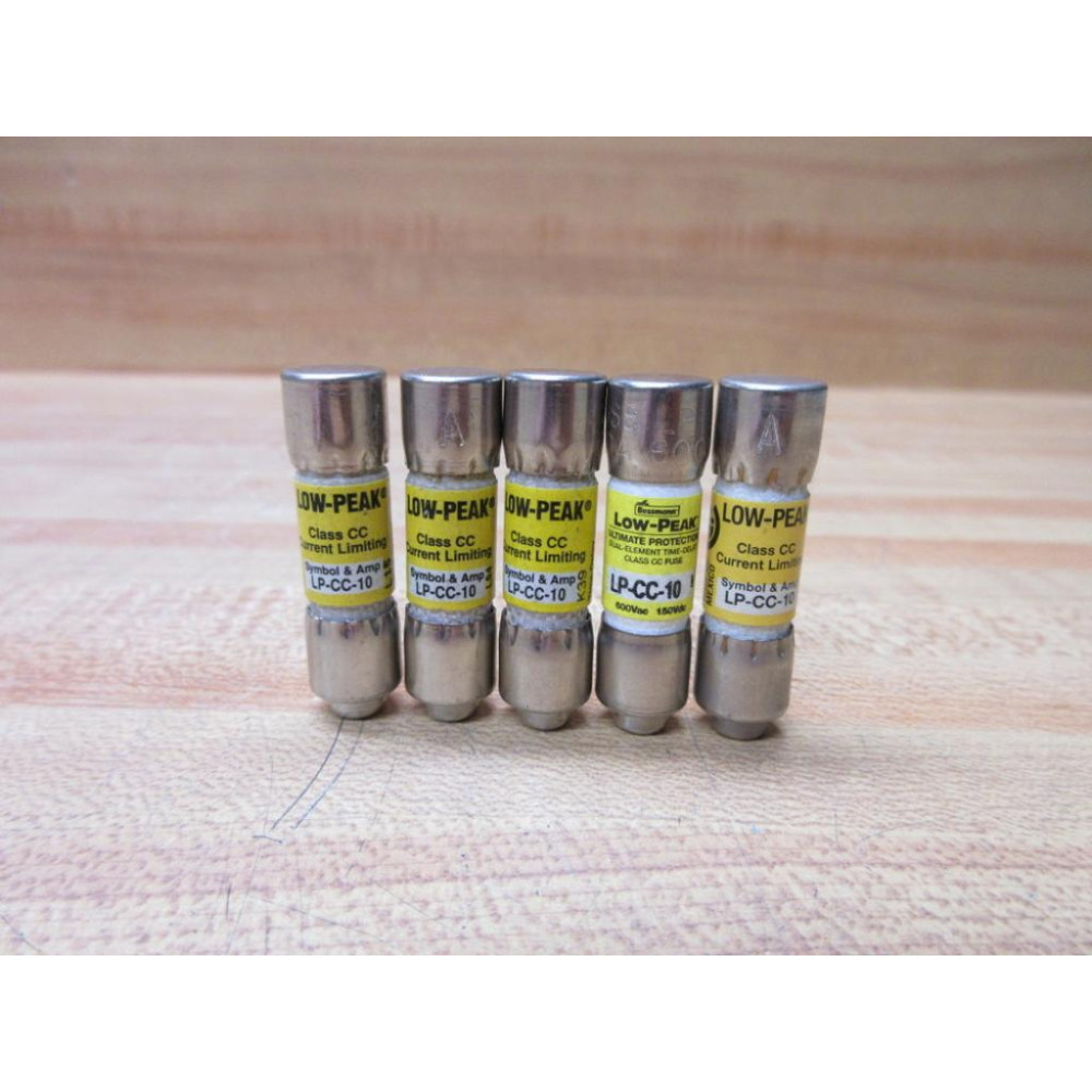 Buss LP-CC-10 Bussmann Fuse Cross Ref 1CX46 (Pack of 5) - New No Box