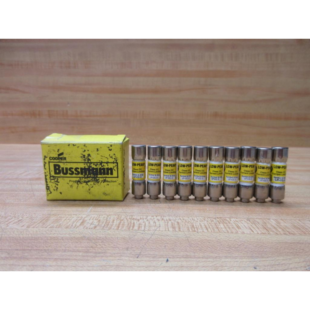 Buss LP-CC-3 Bussmann Fuse Cross Ref 1CX55 (Pack of 10) Buss LP-CC-3 Bussmann Fuse Cross Ref 1CX55 (Pack of 10)
