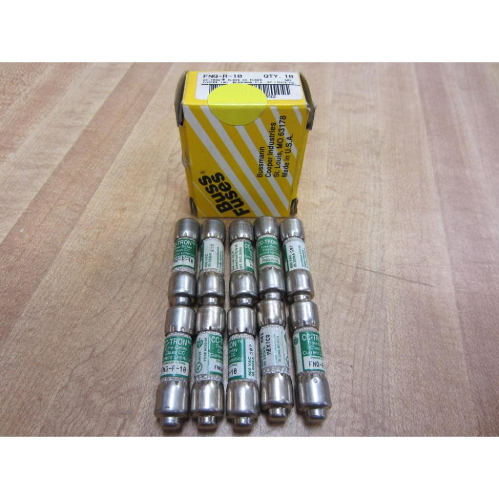 Buss FNQ-R-10 Bussmann Fuse Cross Ref 6F122 (Pack of 10) Buss FNQ-R-10 Bussmann Fuse Cross Ref 6F122 (Pack of 10)