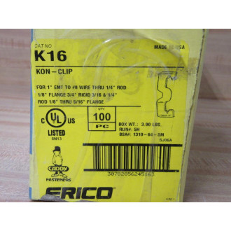 Erico Caddy K16 Kon-Clip (Pack of 100) Erico Caddy K16 Kon-Clip (Pack of 100)