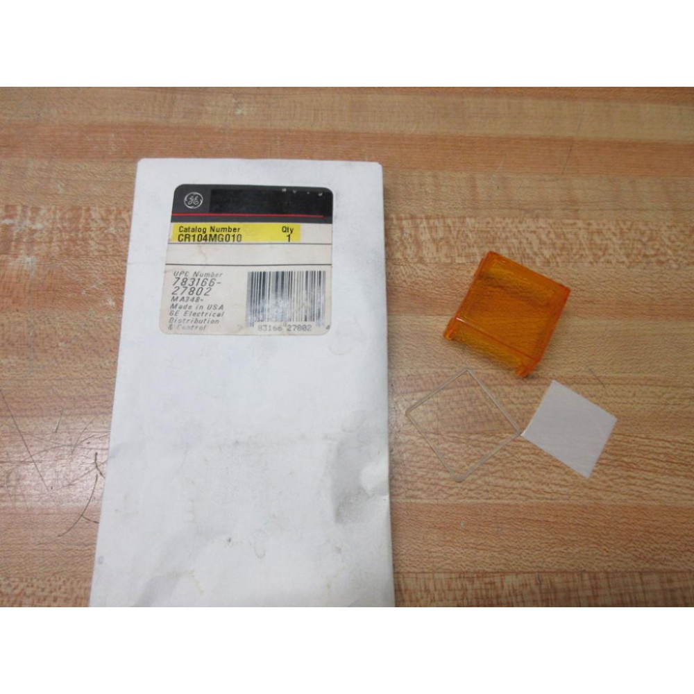 General Electric CR104MG010 GE Amber Push Button Lens General Electric CR104MG010 GE Amber Push Button Lens