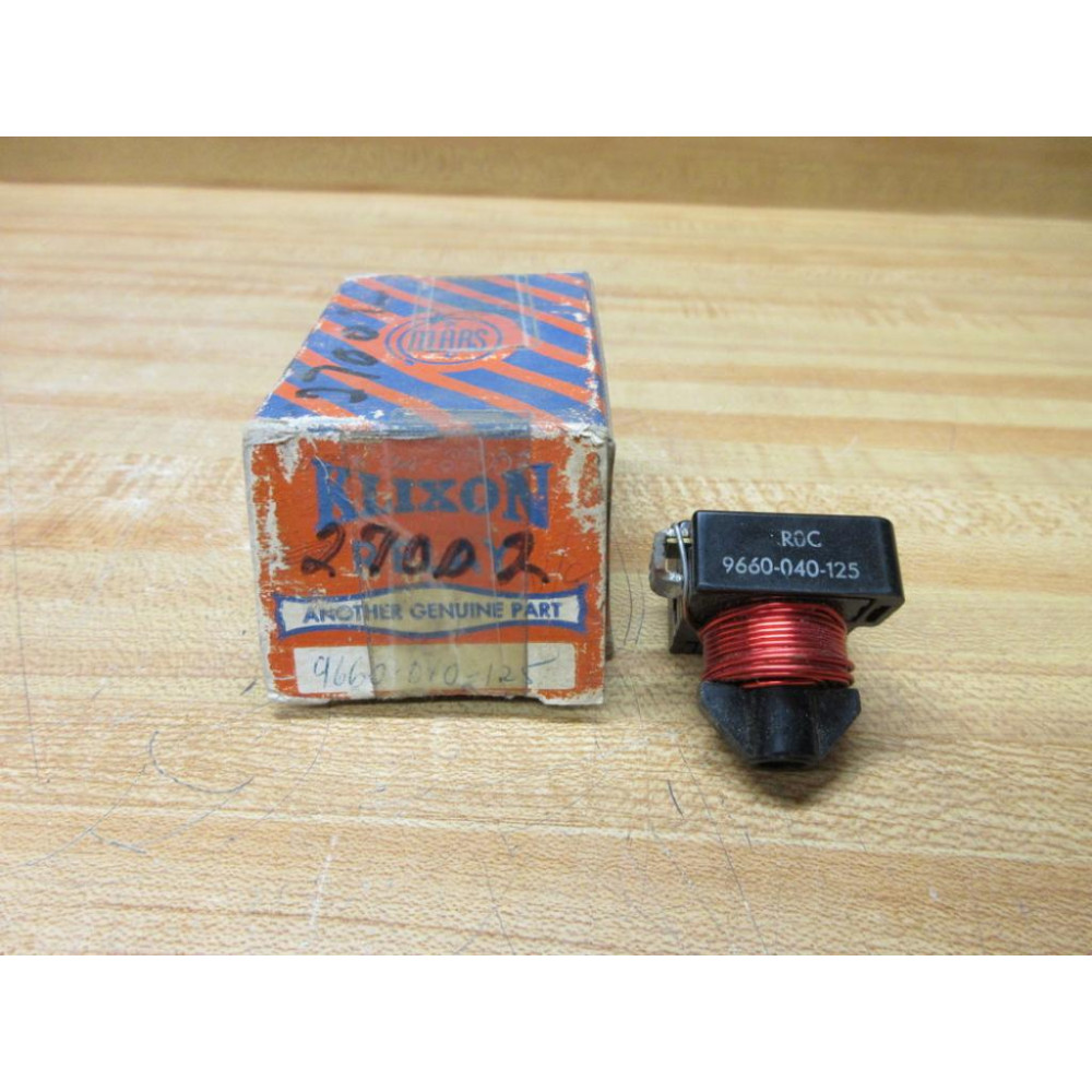 Klixon 9660-040-125 Mars Motor Starting Relay 27002 Klixon 9660-040-125 Mars Motor Starting Relay 27002