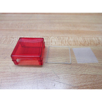 General Electric CR104MG008 GE Red Push Button Lens General Electric CR104MG008 GE Red Push Button Lens