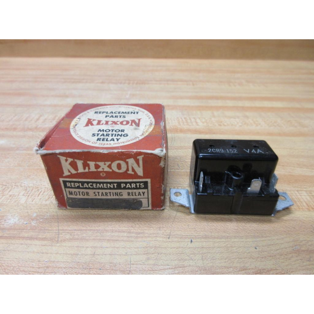 Klixon 2CR9-152 Mars Motor Starting Relay 2CR9152 Klixon 2CR9-152 Mars Motor Starting Relay 2CR9152