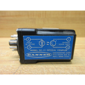 Banner OC-12 Optical Coupler Module 16373 0C-12 - Used