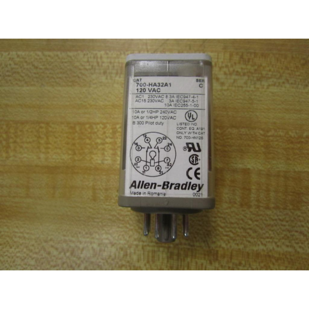 Allen Bradley 700-HA32A1-120VAC Relay 700-HA32A1-129V AC Series C - Used