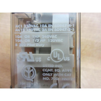 Allen Bradley 700-HA32A1-120VAC Relay 700-HA32A1-129V AC Series D (Pack of 3) - Used Allen Bradley 700-HA32A1-120VAC Relay 700-HA32A1-129V AC Series D (Pack of 3) - Used