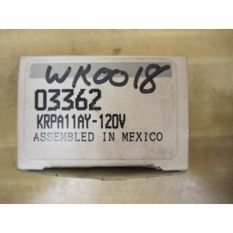 Potter & Brumfield KRPA-11AY-120V Relay KRPA-11AY-120VAC Potter & Brumfield KRPA-11AY-120V Relay KRPA-11AY-120VAC
