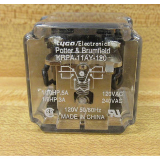 Potter & Brumfield KRPA-11AY-120V Relay KRPA-11AY-120VAC - New No Box