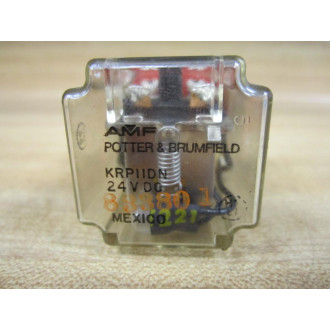 Potter & Brumfield KRP-11DN-24V DC Relay KRP-11DN-24VDC 1 Small Crack - Used