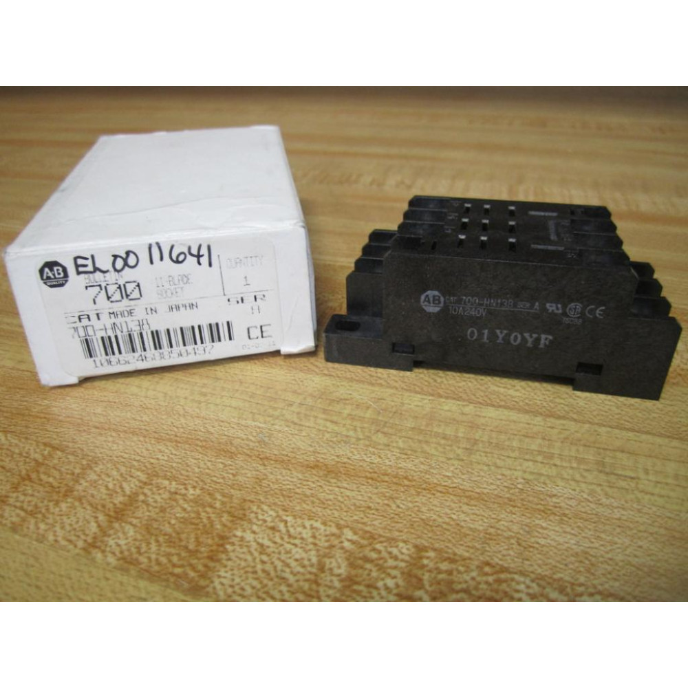 Allen Bradley 700-HN138 Relay Socket 700HN138 Series A Allen Bradley 700-HN138 Relay Socket 700HN138 Series A
