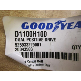 Goodyear D1100H100 Dual Positive Drive Belt